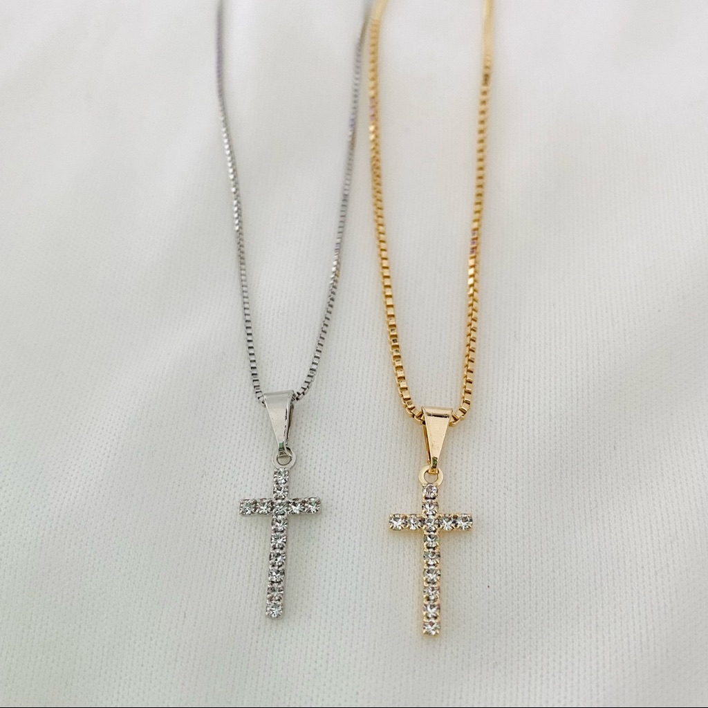 Tiny Cross Necklace
